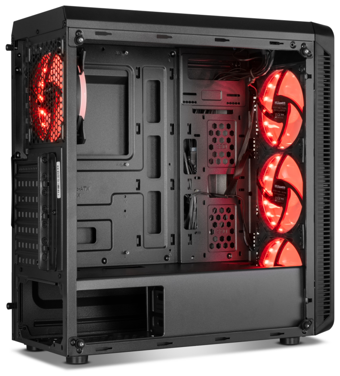 CAJA NOX HUMMER TGM RAINBOW ATX 1XUSB3.0 2XUSB2.0 NEGRO RGB - detalle
