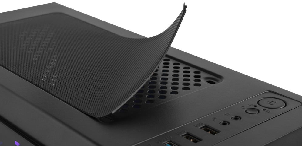 CAJA NOX HUMMER TGM RAINBOW ATX 1XUSB3.0 2XUSB2.0 NEGRO RGB - detalle