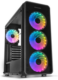 CAJA NOX HUMMER TGM RAINBOW ATX 1XUSB3.0 2XUSB2.0 NEGRO RGB