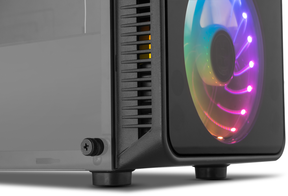 CAJA NOX HUMMER TGM RAINBOW ATX 1XUSB3.0 2XUSB2.0 NEGRO RGB - detalle