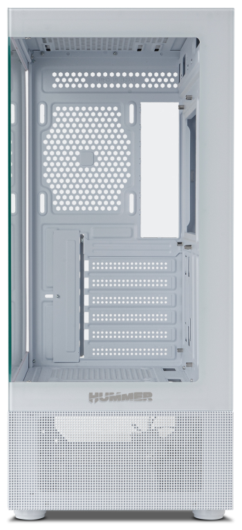 CAJA NOX HUMMER VISION SEMITORRE COMPACTA BLANCA USB3.0 - detalle