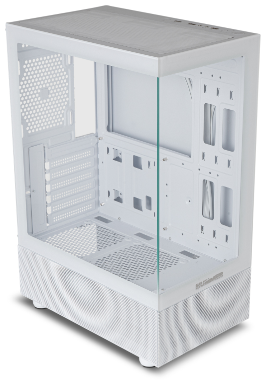 CAJA NOX HUMMER VISION SEMITORRE COMPACTA BLANCA USB3.0 - detalle