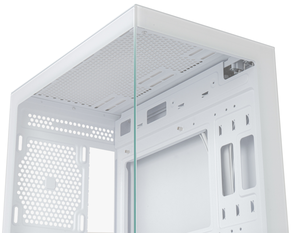 CAJA NOX HUMMER VISION SEMITORRE COMPACTA BLANCA USB3.0 - detalle