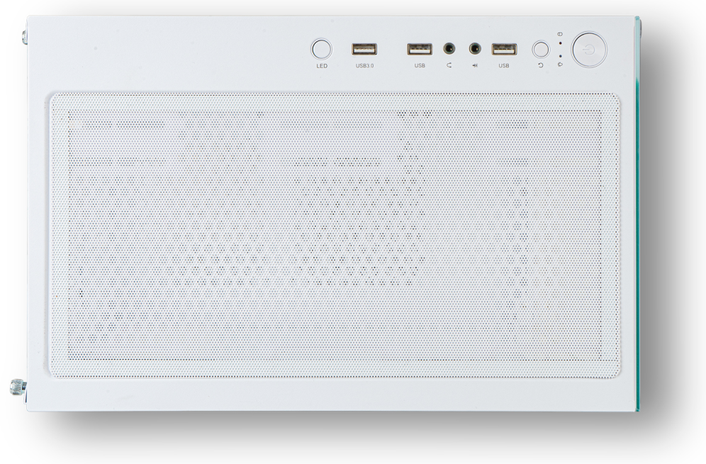 CAJA NOX HUMMER VISION SEMITORRE COMPACTA BLANCA USB3.0 - detalle