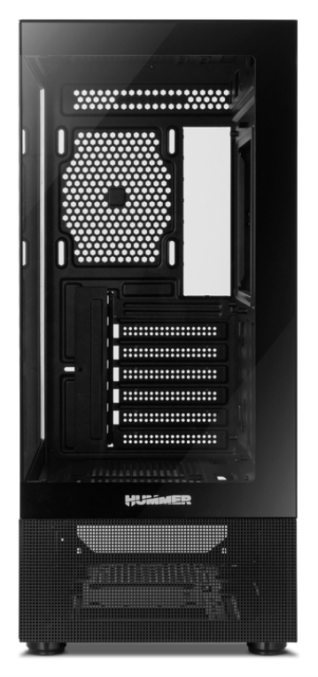 CAJA NOX HUMMER VISION SEMITORRE COMPACTA NEGRA,USB3.0 - detalle