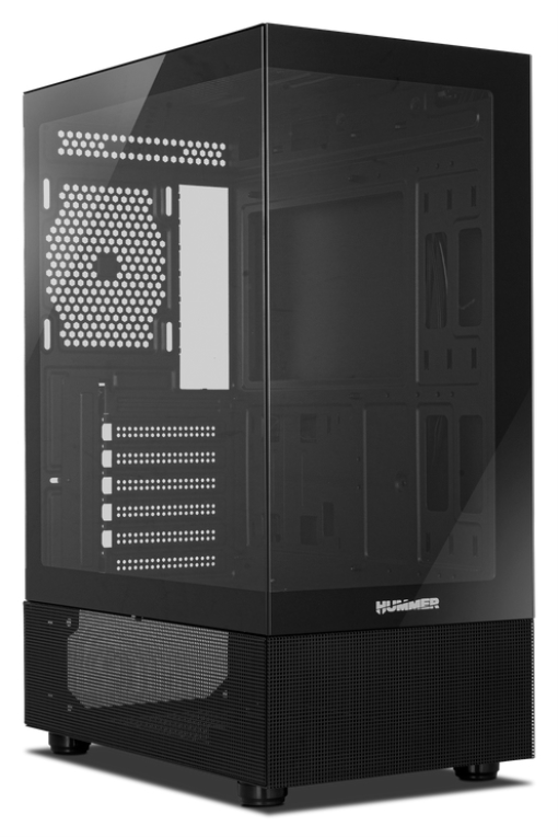 CAJA NOX HUMMER VISION SEMITORRE COMPACTA NEGRA,USB3.0