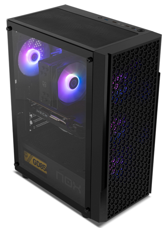 CAJA NOX INFINITY BETA SEMITORRE ATX AIRFLOW ARGB RAINBOW - detalle