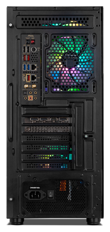 CAJA NOX INFINITY BETA SEMITORRE ATX AIRFLOW ARGB RAINBOW - detalle