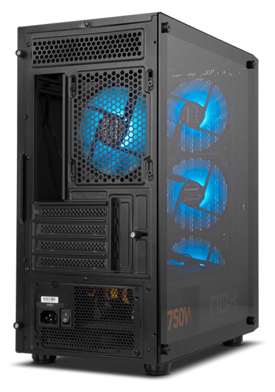 CAJA NOX INFINITY EPSILON RGB M-ATX CHASSIS MINITORRE NEGRO - detalle