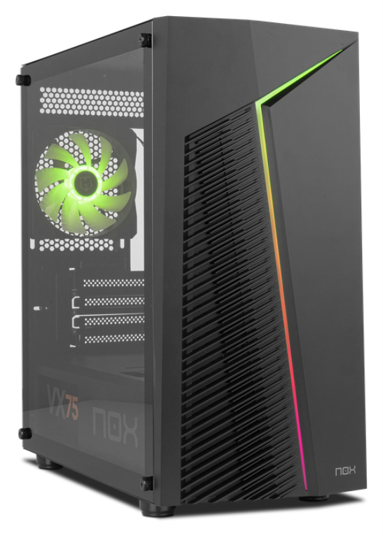 CAJA NOX INFINITY RGB M-ATX CHASSIS MINITORRE NEGRO - detalle