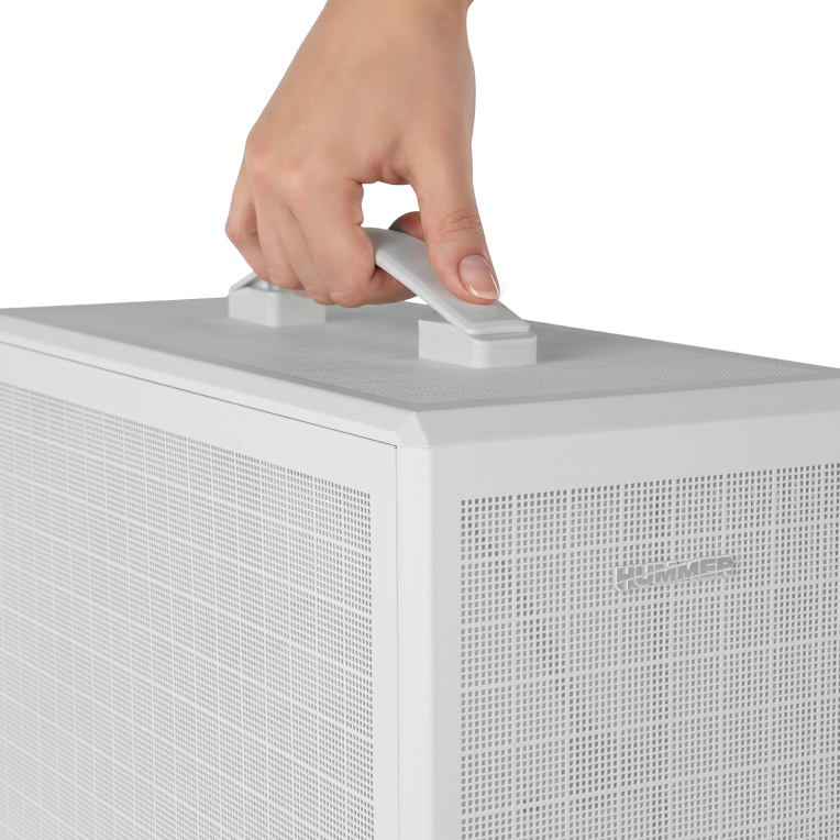 CAJA NOX MICRO ATX HUMMER REFRESH 2XUSB3.0 SIN FUENTE BLANCO - detalle