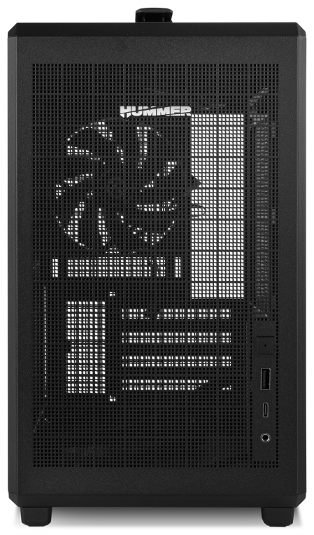 CAJA NOX MICRO ATX HUMMER REFRESH 2XUSB3.0 SIN FUENTE NEGRO - detalle