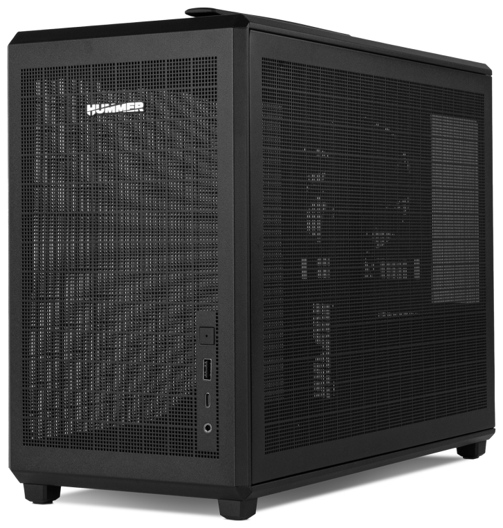 CAJA NOX MICRO ATX HUMMER REFRESH 2XUSB3.0 SIN FUENTE NEGRO - detalle