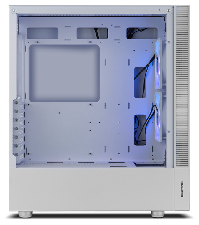 CAJA NOX Semitorre ARGB ATX Nox Hummer Nemesis Blanca - detalle