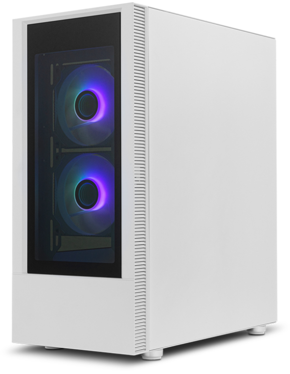 CAJA NOX Semitorre ARGB ATX Nox Hummer Nemesis Blanca - detalle