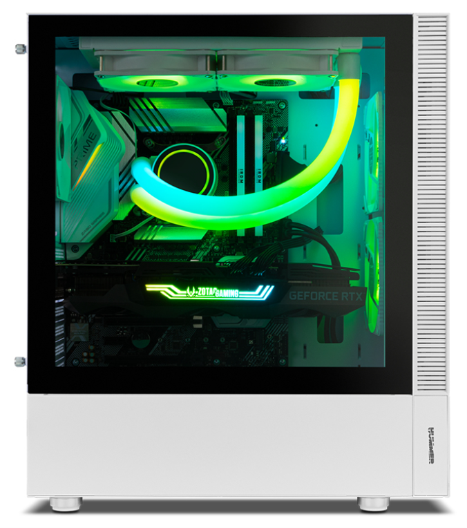CAJA NOX Semitorre ARGB ATX Nox Hummer Nemesis Blanca - detalle