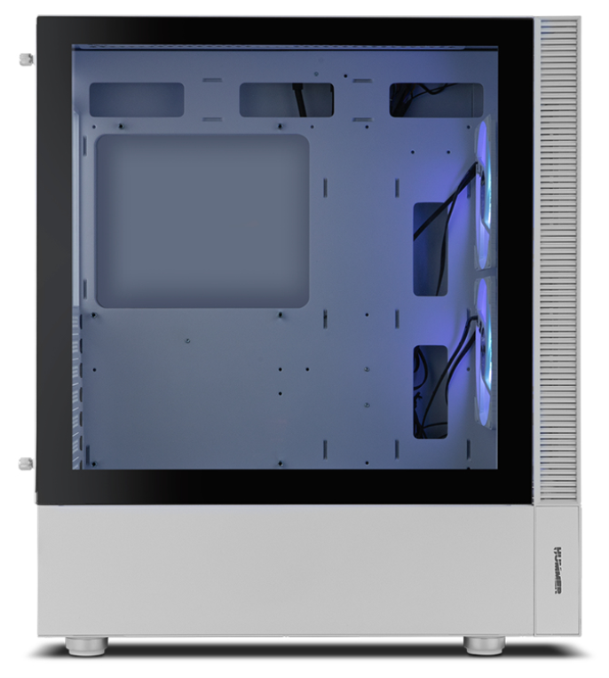CAJA NOX Semitorre ARGB ATX Nox Hummer Nemesis Blanca - detalle
