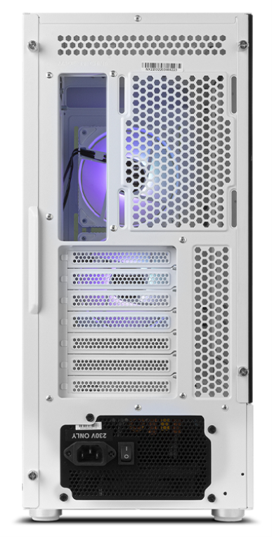 CAJA NOX Semitorre ARGB ATX Nox Hummer Nemesis Blanca - detalle