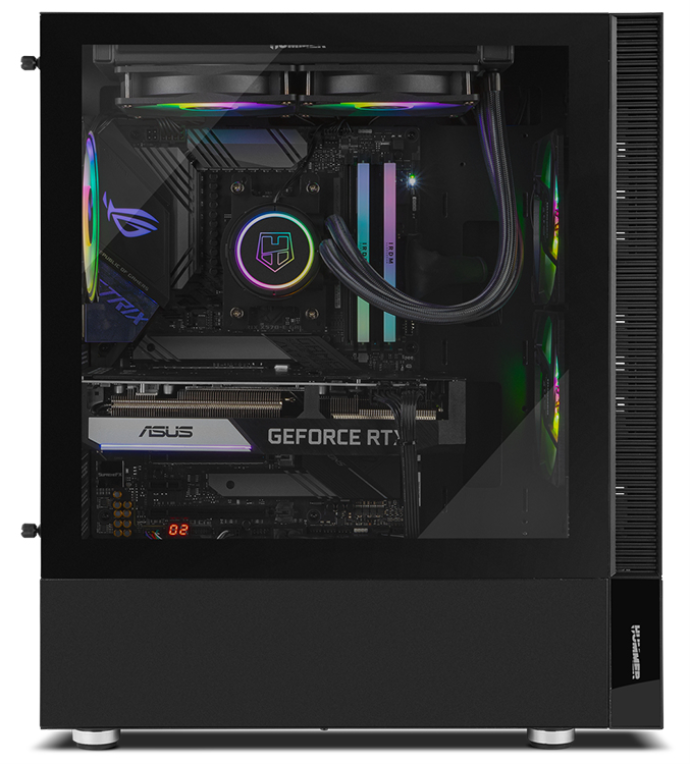CAJA NOX Semitorre ARGB ATX Nox Hummer Nemesis Negra - detalle