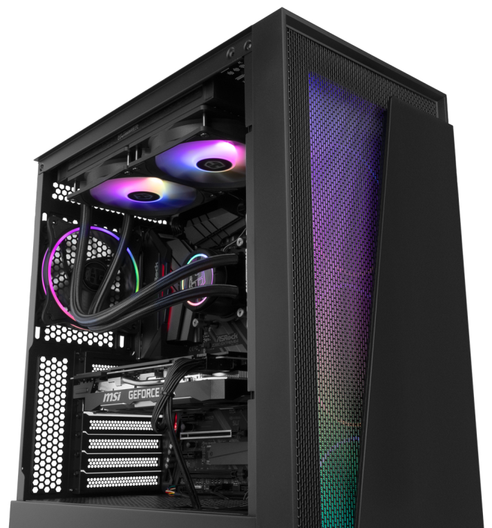 CAJA NOX SEMITORRE ATX HUMMER BLASTER - detalle