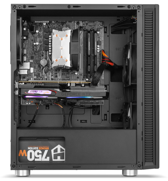 CAJA NOX SEMITORRE ATX HUMMER VOID SILENT OPTIMIZED - detalle