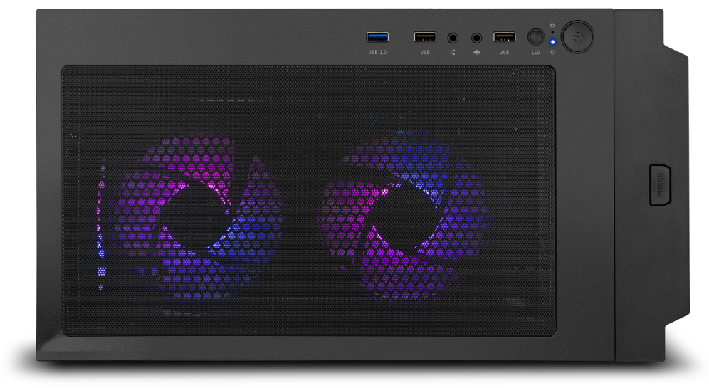 CAJA NOX Semitorre E-ATX Hummer Horus ARGB Cristal templado - detalle