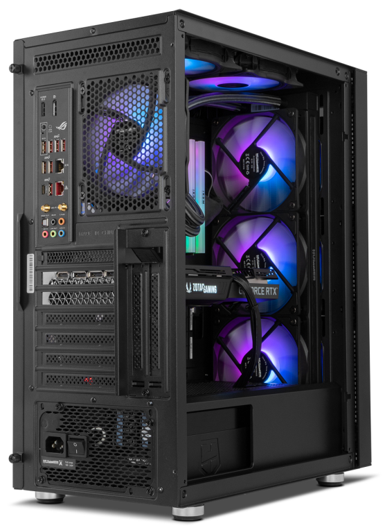 CAJA NOX Semitorre E-ATX Hummer Horus ARGB Cristal templado - detalle
