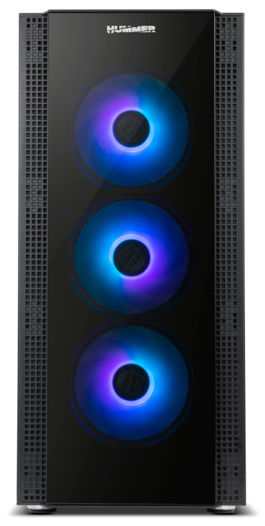 CAJA NOX Semitorre E-ATX Hummer Horus ARGB Cristal templado - detalle