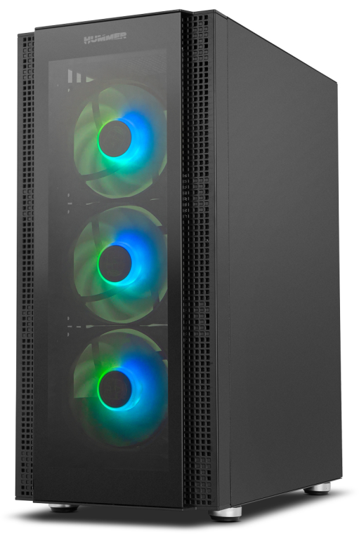 CAJA NOX Semitorre E-ATX Hummer Horus ARGB Cristal templado - detalle