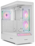 CAJA NOX SEMITORRE FRAMELESS HUMMER SIGNAL ARGB BLANCA USB TYPE C