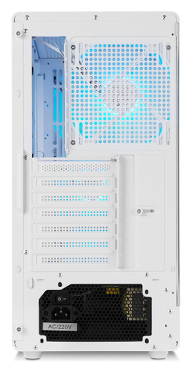 CAJA NOX SEMITORRE HYPERFLOW HUMMER AERO ARGB BLANCA USB 3.0 TYPE C x4 Vent. 140mm SOPORTE GRAFICA I - detalle