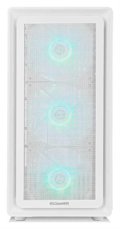 CAJA NOX SEMITORRE HYPERFLOW HUMMER AERO ARGB BLANCA USB 3.0 TYPE C x4 Vent. 140mm SOPORTE GRAFICA I - detalle