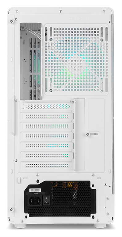 CAJA NOX SEMITORRE MESH INFINITY IOTA ARGB BLANCA USB 3.0 - detalle