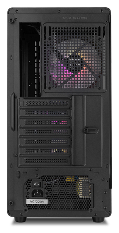 CAJA NOX SEMITORRE MESH INFINITY IOTA ARGB NEGRO USB 3.0 - detalle