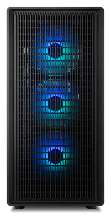 CAJA NOX SEMITORRE MESH INFINITY IOTA ARGB NEGRO USB 3.0 - detalle