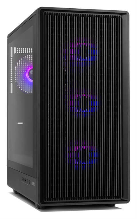 CAJA NOX SEMITORRE MESH INFINITY IOTA ARGB NEGRO USB 3.0
