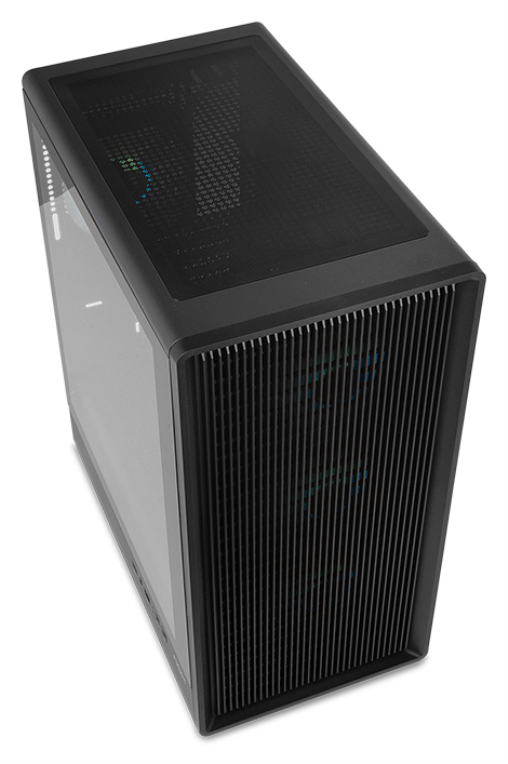 CAJA NOX SEMITORRE MESH INFINITY IOTA ARGB NEGRO USB 3.0 - detalle