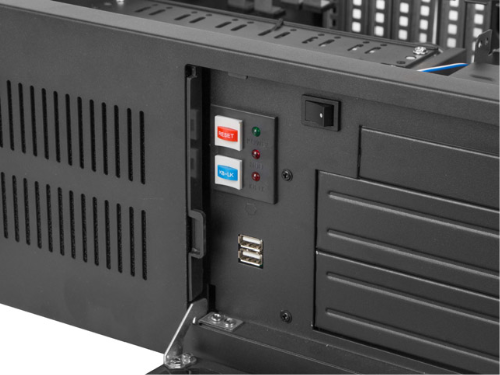 CAJA SERVIDOR LANBERG ATX 450/10 19"/4U - detalle