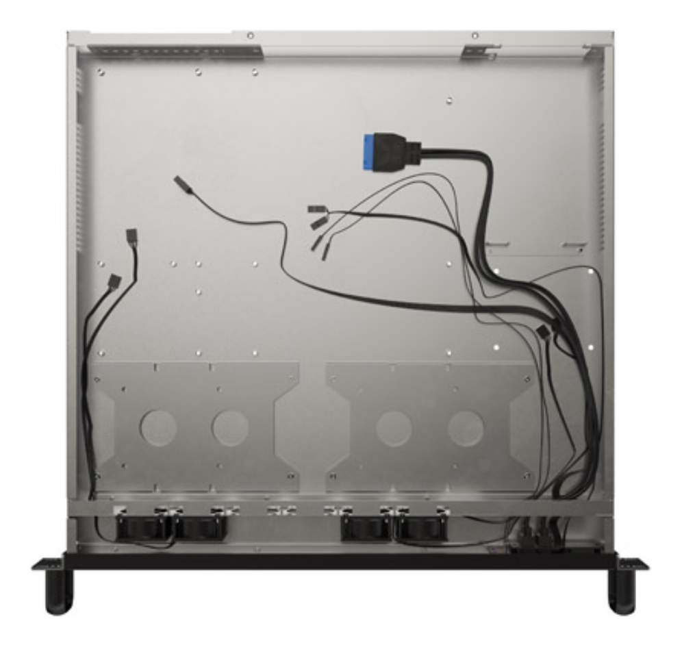 CAJA SERVIDOR LANBERG ATX PARA RACK 19''? 1U 420/10 2XUSB 3.0, 4 VENTILADORES - detalle