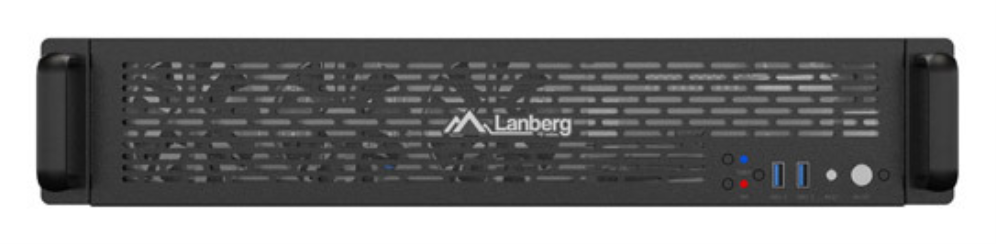 CAJA SERVIDOR LANBERG ATX PARA RACK 19" 2U 520/12 2XUSB 3.0, 3XVENTILADORES - detalle