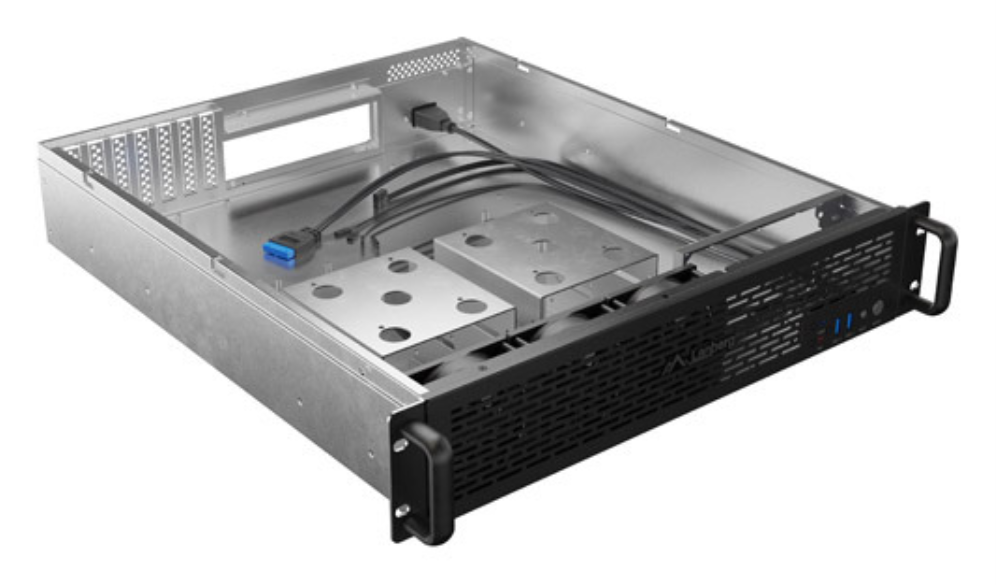 CAJA SERVIDOR LANBERG ATX PARA RACK 19" 2U 520/12 2XUSB 3.0, 3XVENTILADORES - detalle