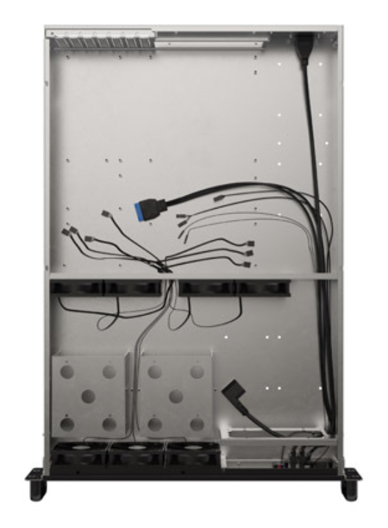 CAJA SERVIDOR LANBERG E-ATX PARA RACK 19" 2U 650/12 2XUSB 3.0, 7XVENTILADORES - detalle