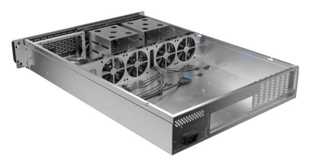CAJA SERVIDOR LANBERG E-ATX PARA RACK 19" 2U 650/12 2XUSB 3.0, 7XVENTILADORES - detalle