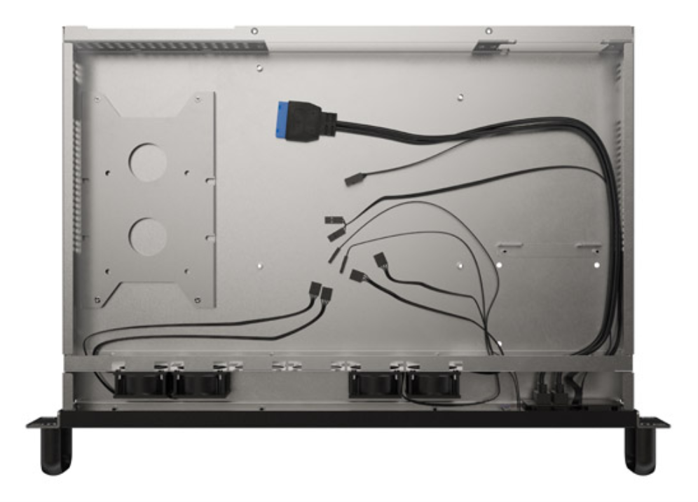 CAJA SERVIDOR LANBERG ITX PARA RACK 19''? 1U 300/10 2XUSB 3.0, 4 VENTILADORES - detalle