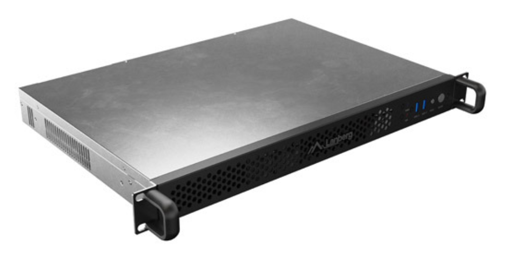 CAJA SERVIDOR LANBERG ITX PARA RACK 19''? 1U 300/10 2XUSB 3.0, 4 VENTILADORES