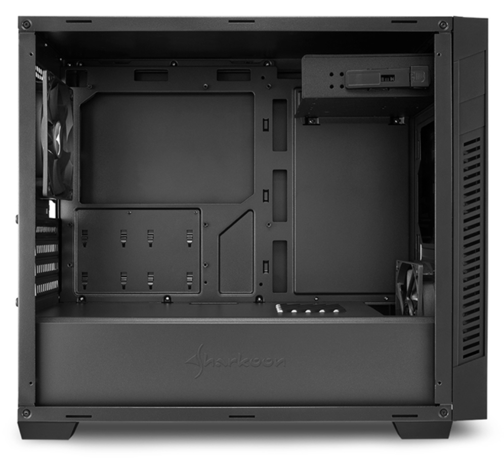 CAJA SHARKOON S1000 MATX 2XUSB 3.0 SIN FUENTE NEGRA - detalle