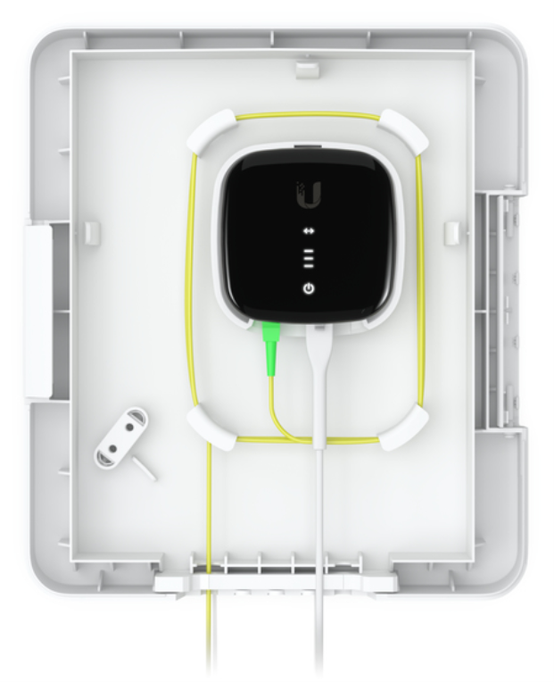 CAJA TERMINAL FIBRA OPTICA UBIQUITI UF-TERMINAL-BOX UFIBER - detalle