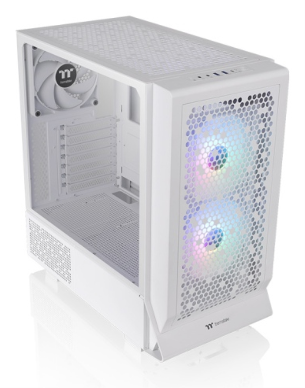CAJA THERMALTAKE CERES 330 TG ARGB SNOW ATX 2XUSB 3.0 SIN FUENTE BLANCO - detalle