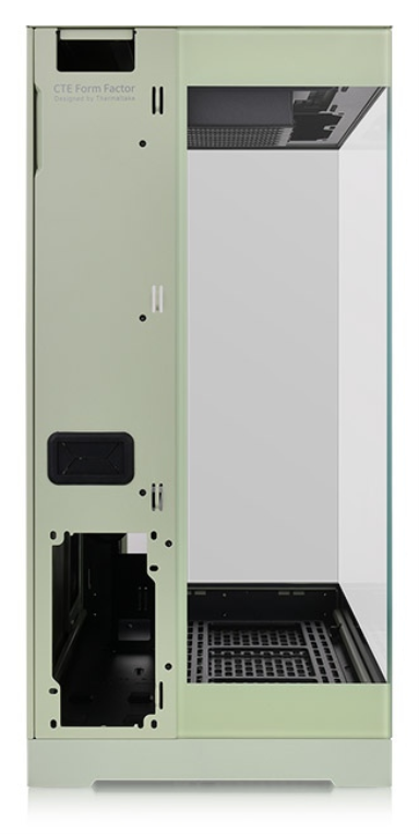CAJA THERMALTAKE CTE E550 TG MID TOWER 2XUSB 3.0 1XUSB-C SN FUENTE VERDE MATCHA - detalle