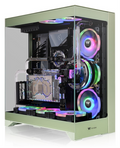 CAJA THERMALTAKE CTE E550 TG MID TOWER 2XUSB 3.0 1XUSB-C SN FUENTE VERDE MATCHA